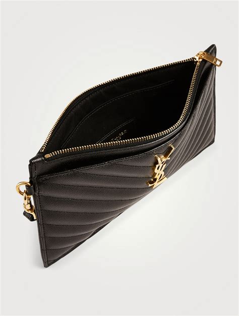 ysl pouch black|ysl clutch purse at nordstrom.